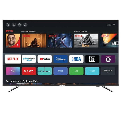 43" Frameless High Definition Smart Android Tv Panel